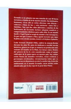 Contracubierta de GOTAS 3. LA NOCHE ROJA (Javier Negrete) Pulp Ediciones 2003