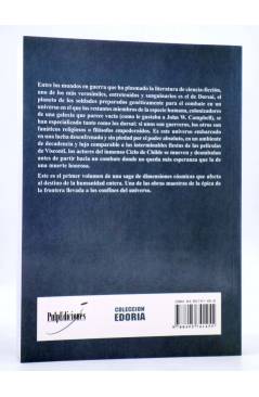 Contracubierta de EDORIA 3. EL GENERAL GENÉTICO (Gordon R. Dickson) Pulp Ediciones 2002