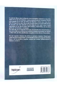 Contracubierta de EDORIA 6. VENGANZA DE LA RATA DE ACERO INOXIDABLE (Harry Harrison) Pulp Ediciones 2002