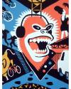 Muestra 1 de Serigrafía 50x70 cm.. MONKEY SATANISTA (Igor Hofbauer) Strane Dizioni 2019. NUMERADA