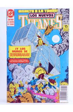 Cubierta de LOS NUEVOS TITANES 32. ¡ASALTO A LA TORRE! (Marv Wolfman / Tom Grummett) Zinco 1992