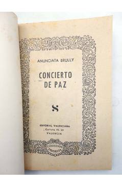 Muestra 1 de COLECCIÓN FAVORITA 18. CONCIERTO DE PAZ (Anunciata Brully) Valenciana Circa 1960