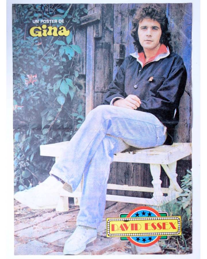 Cubierta de POSTER DE LA REVISTA GINA 32. DAVID ESSEX. Bruguera 1978