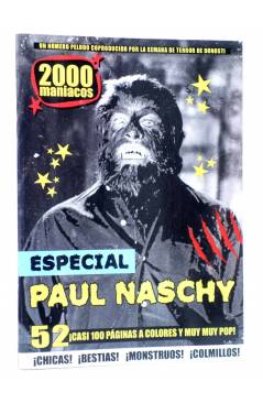 Cubierta de FANZINE 2000 MANIACOS 52. ESPECIAL PAUL NASCHY (Vvaa) Manuel Valencia 2019