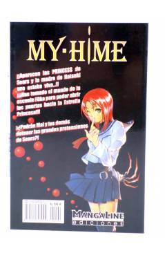 Contracubierta de MY HIME 4 (Yatate / Kimura / Satô) Mangaline 2006