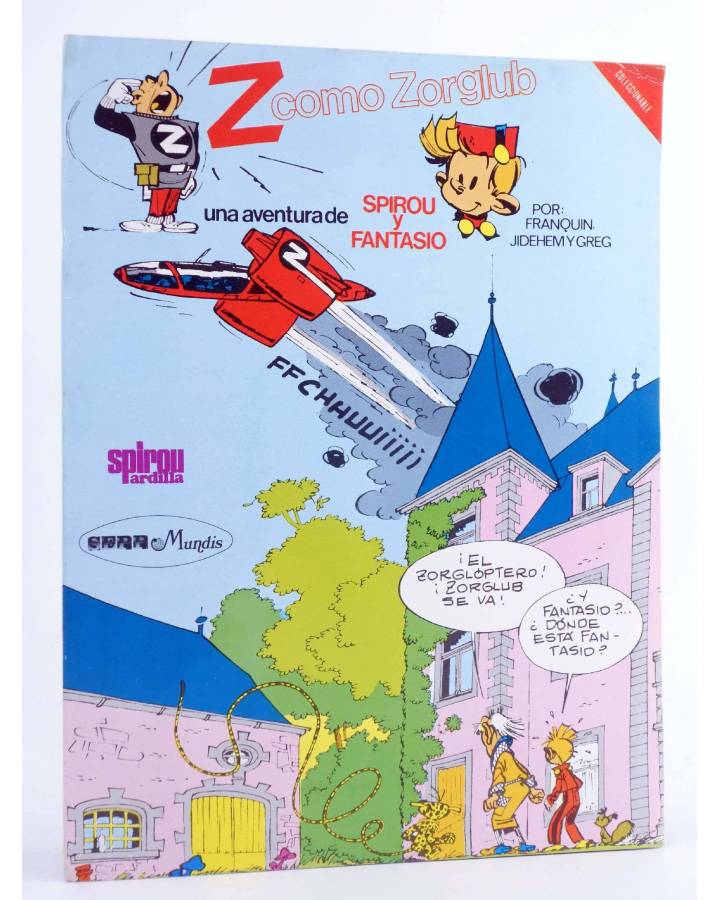 Cubierta de SPIROU ARDILLA. TAPAS DE Z COMO ZORGLUB (Vvaa) Mundis 1979