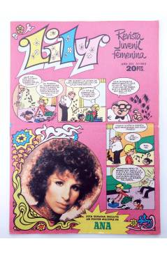 Cubierta de LILY REVISTA JUVENIL FEMENINA 893. POSTER CENTRAL ANA (Vvaa) Bruguera 1979