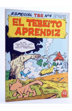 Cubierta de ESPECIAL TBO 4. EL TEBEITO APRENDIZ. LOS PITUFOS (Peyo) Buigas 1976