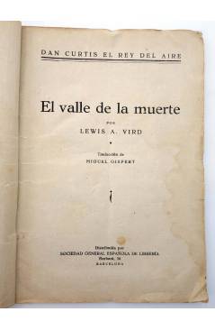 Muestra 2 de DAN CURTIS. EL VALLE DE LA MUERTE (Lewis A. Vird) Sociedad General Española de Librería Circa 1940