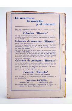 Contracubierta de COLECCIÓN DE AVENTURAS HÉRCULES 2. LA NOCHE SIN FIN… (J. Van De Veert) Pocholo Circa 1940