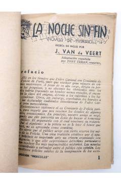 Muestra 1 de COLECCIÓN DE AVENTURAS HÉRCULES 2. LA NOCHE SIN FIN… (J. Van De Veert) Pocholo Circa 1940