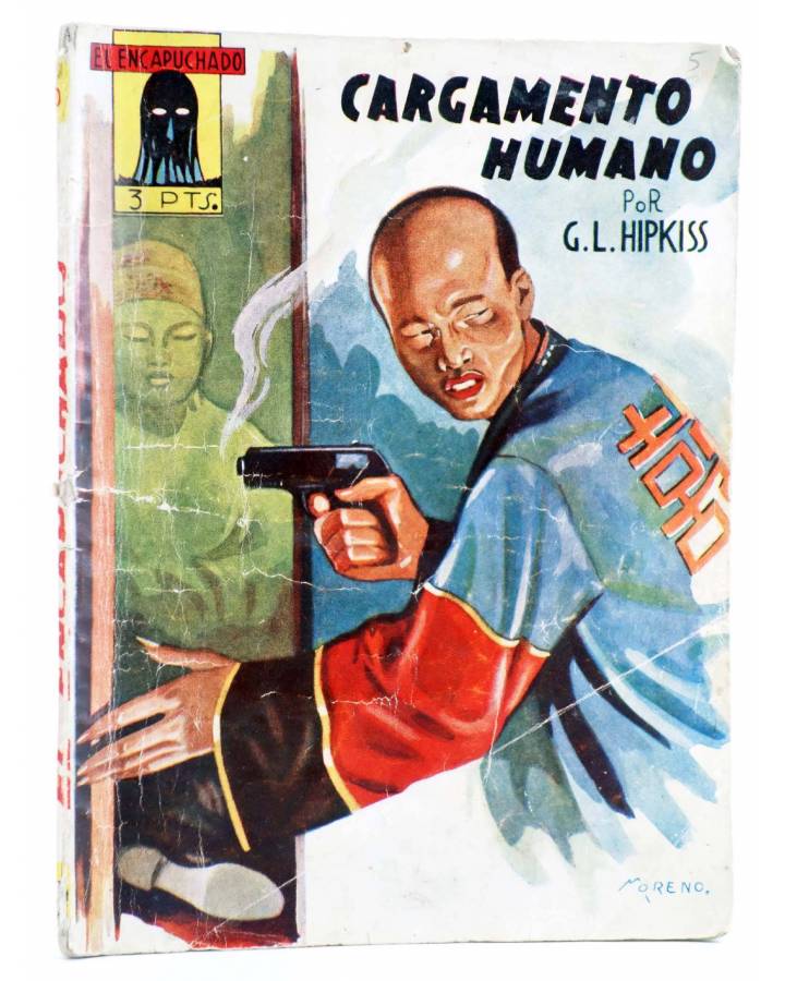 Cubierta de EL ENCAPUCHADO 5. CARGAMENTO HUMANO (G. L. Hipkiss) Cliper 1946