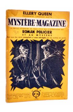 Cubierta de ELLERY QUEEN PRÉSENTE MYSTÈRE MAGAZINE 36. JANVIER (Vvaa) Opta 1951