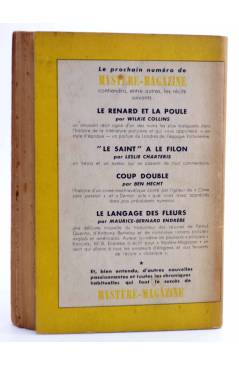 Contracubierta de ELLERY QUEEN PRÉSENTE MYSTÈRE MAGAZINE 39. AVRIL (Vvaa) Opta 1951
