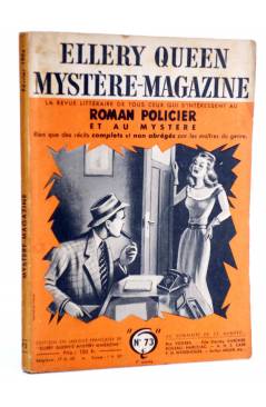 Cubierta de ELLERY QUEEN PRÉSENTE MYSTÈRE MAGAZINE 73. FÉBRIER (Vvaa) Opta 1954