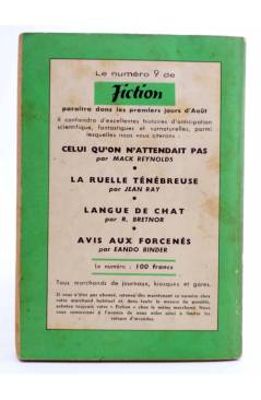 Contracubierta de ELLERY QUEEN PRÉSENTE MYSTÈRE MAGAZINE 79. AOÛT (Vvaa) Opta 1954