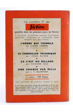 Contracubierta de ELLERY QUEEN PRÉSENTE MYSTÈRE MAGAZINE 85. FÉVRIER (Vvaa) Opta 1955