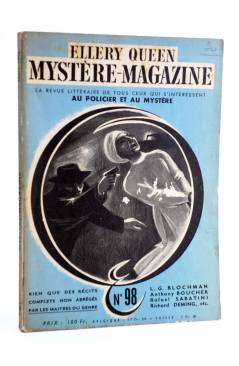 Cubierta de ELLERY QUEEN PRÉSENTE MYSTÈRE MAGAZINE 98. MARS (Vvaa) Opta 1956