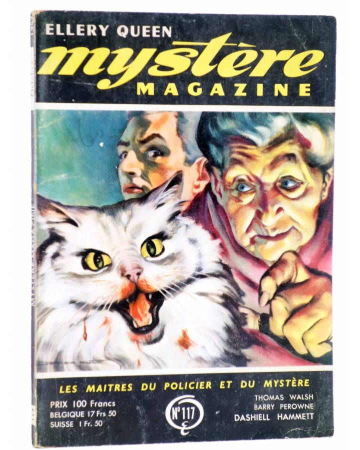 Cubierta de ELLERY QUEEN PRÉSENTE MYSTÈRE MAGAZINE 117. OCTOBRE (Vvaa) Opta 1957