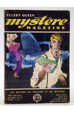 Cubierta de ELLERY QUEEN PRÉSENTE MYSTÈRE MAGAZINE 120. JANVIER (Vvaa) Opta 1958