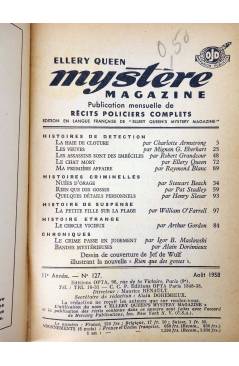 Muestra 1 de ELLERY QUEEN PRÉSENTE MYSTÈRE MAGAZINE 127. AOÛT (Vvaa) Opta 1958