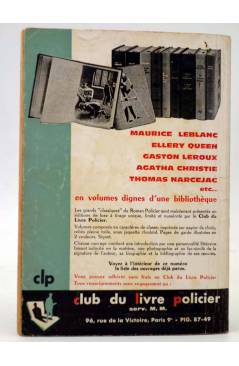 Contracubierta de ELLERY QUEEN PRÉSENTE MYSTÈRE MAGAZINE 149. JUIN (Vvaa) Opta 1960