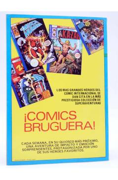 Contracubierta de COMICS BRUGUERA 16. LA MOSCA HUMANA Nº 4 (Bill Mantlo / Lee Elias) Bruguera 1978