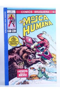 Cubierta de COMICS BRUGUERA 30. LA MOSCA HUMANA Nº 7 (Bill Mantlo / Lee Elias) Bruguera 1978