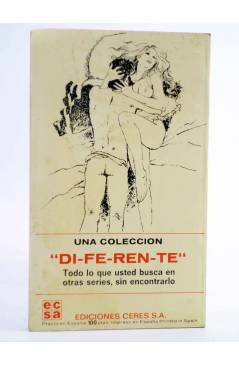 Contracubierta de COLECCIÓN DIFERENTE 42. POKER SEXUAL (Max Randall) Ceres 1980