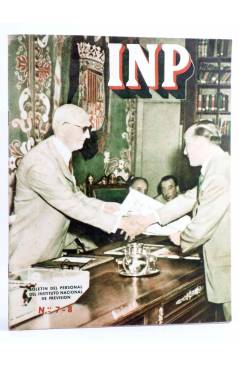 Cubierta de INP. BOLETIN DEL PERSONAL DEL INSTITUTO NACIONAL DE PREVISIÓN 7-8. JULIO-AGOSTO (Vvaa) INP 1950