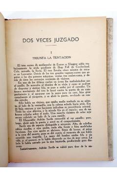 Muestra 3 de BIBLIOTECA ORIENTE TOMO 3. LA MANO DEL MISTERIO / DOS VECES JUZGADO (Austin / Le Queux) ETSA 1945