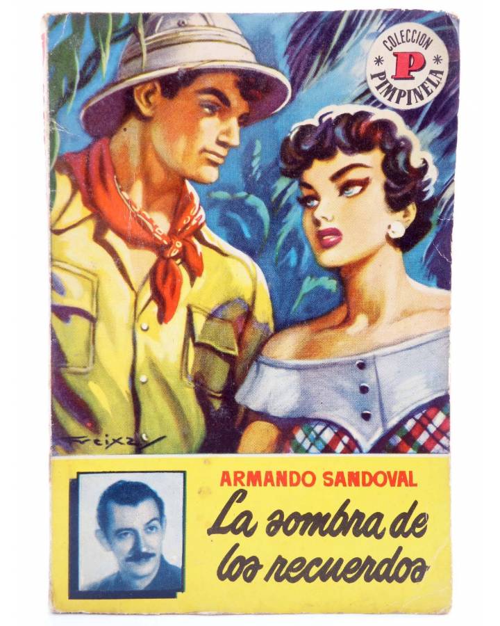 Cubierta de PIMPINELA 425. LA SOMBRA DE LOS RECUERDOS (Armando Sandoval) Bruguera Bolsilibros 1954