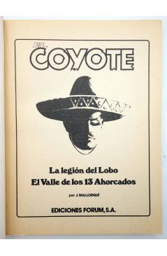 Muestra 1 de EL COYOTE 68. LA LEGIÓN DEL LOBO / EL VALLE DE LOS 13 AHORCADOS (J. Mallorquí) Forum 1983