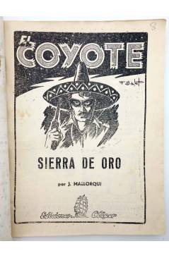Muestra 1 de EL COYOTE 8. SIERRA DE ORO (J. Mallorquí) Cliper 1944