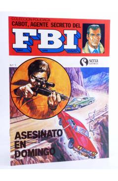 Cubierta de CABOT AGENTE SECRETO DEL FBI 1. ASESINATO EN DOMINGO (G. Camb) Sena 1980