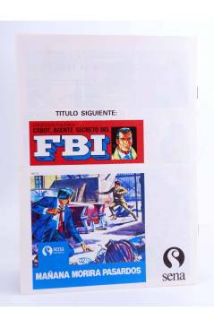 Contracubierta de CABOT AGENTE SECRETO DEL FBI 1. ASESINATO EN DOMINGO (G. Camb) Sena 1980