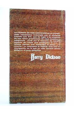 Contracubierta de HARRY DICKSON 20. LA CABEZA DE DOS CENTAVOS (Jean Ray) Júcar 1973