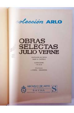 Muestra 1 de COLECCIÓN ARLO. OBRAS SELECTAS I (Julio Verne) Sayma 1963