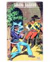 Contracubierta de LORENA HARDING 1. EL HOMBRE DE CAPISTRANO (José Mallorquí) Buru Lan 1970