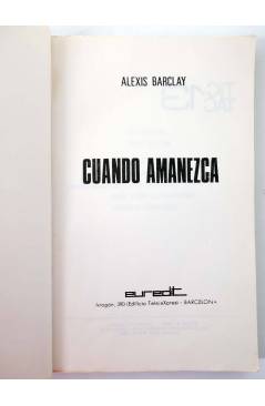 Muestra 1 de TIC-TAC 13 Nº 3. CUANDO AMANEZCA (Alexis Barclay) Euredit 1969