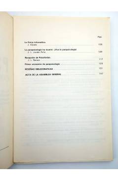 Muestra 2 de PSI COMUNICACIÓN 27 28. REVISTA DE LA SOCIEDAD ESPAÑOLA DE PARAPSICOLOGÍA (Vvaa) SEDP 1988
