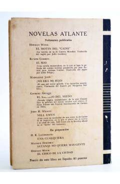 Contracubierta de NELL GWYN. AMANTE DE UN REY (John H. Wilson) Atlante Mex. 1954