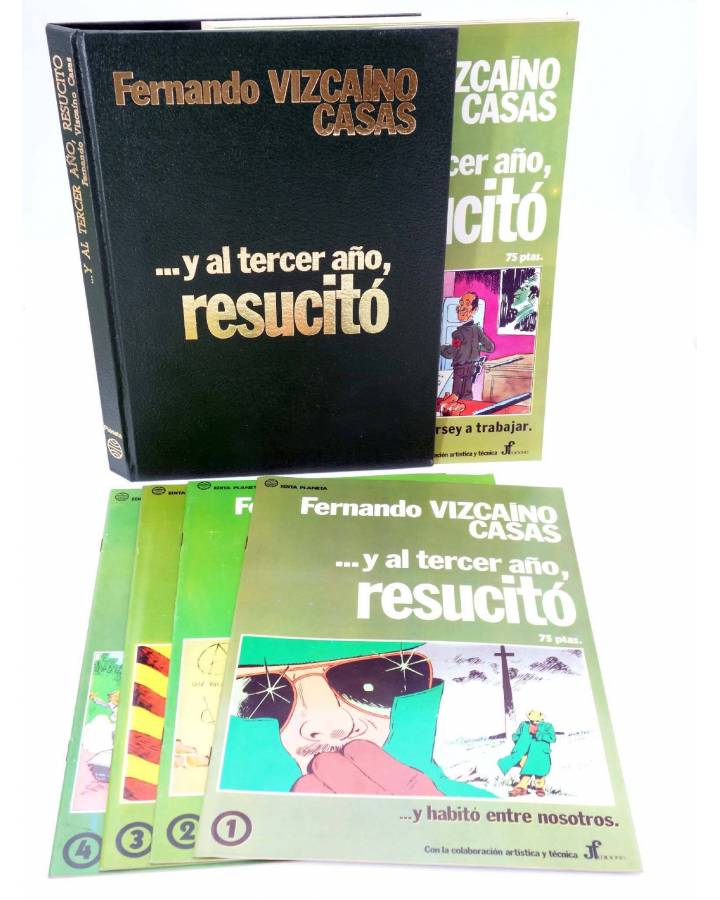 Cubierta de …Y AL TERCER AÑO RESUCITÓ 1 A 12. COMPLETA CON TAPAS (Vizcaíno Casas / Chiqui De La Fuente) Planeta 1979