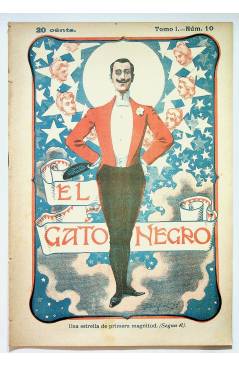 Muestra 3 de GATO NEGRO TOMO I. NºS 1 A 24. COMPLETO (Vvaa) Osorio 1898. BUEN ESTADO