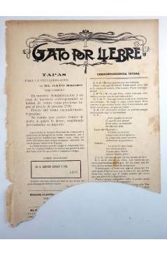 Muestra 5 de GATO NEGRO TOMO III Nº 2 (Vvaa) Osorio 1899