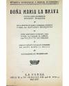 Muestra 1 de LA FARSA 23. DOÑA MARÍA LA BRAVA (Eduardo Marquina) Madrid 1928