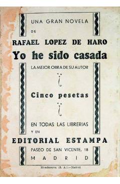 Contracubierta de LA FARSA 160. OLIMPIA (Franz Molnar) Madrid 1930