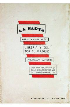 Contracubierta de LA FARSA 246. EL HOGAR (Fernández Del Villar) Madrid 1932