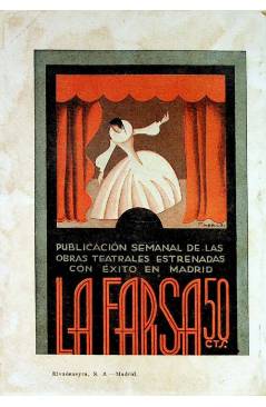 Contracubierta de LA FARSA 406. SEIS MESES Y UN DÍA (Luis Fernández De Sevilla) Madrid 1935