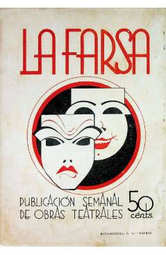 Contracubierta de LA FARSA 439. KOROLENKO (P. Sánchez Neyra / P. Sánchez Mora) Madrid 1936